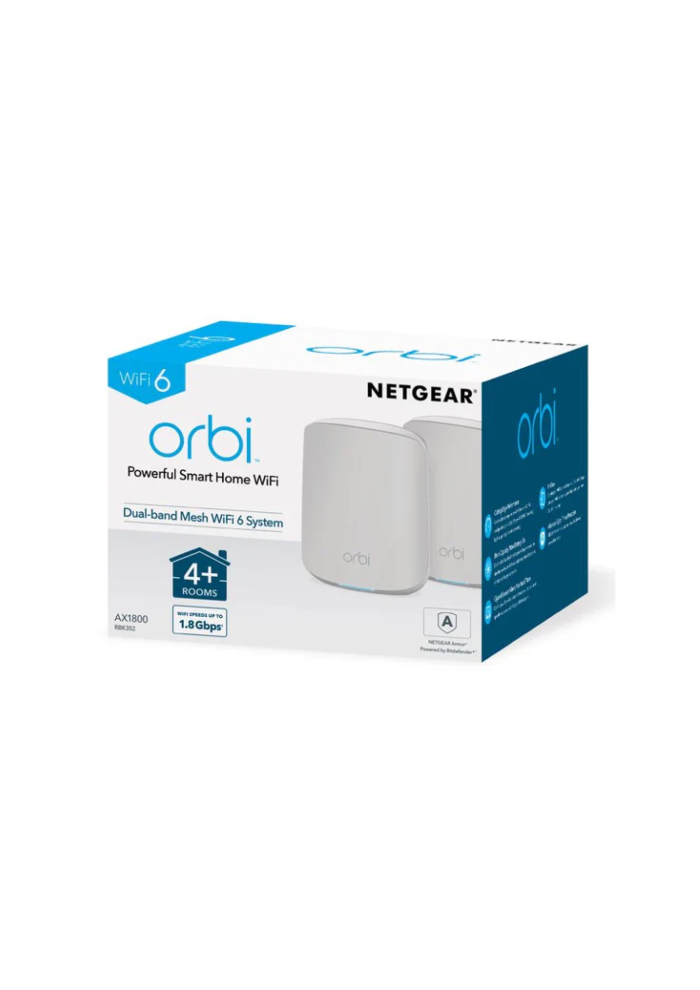 NETGEAR® Orbi RBK352 WiFi 6 Dual-band Mesh System